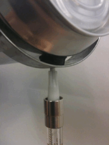 Air injection into a can